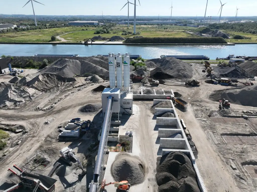 Reinigings- en opslaginstallatie bij Bioterra