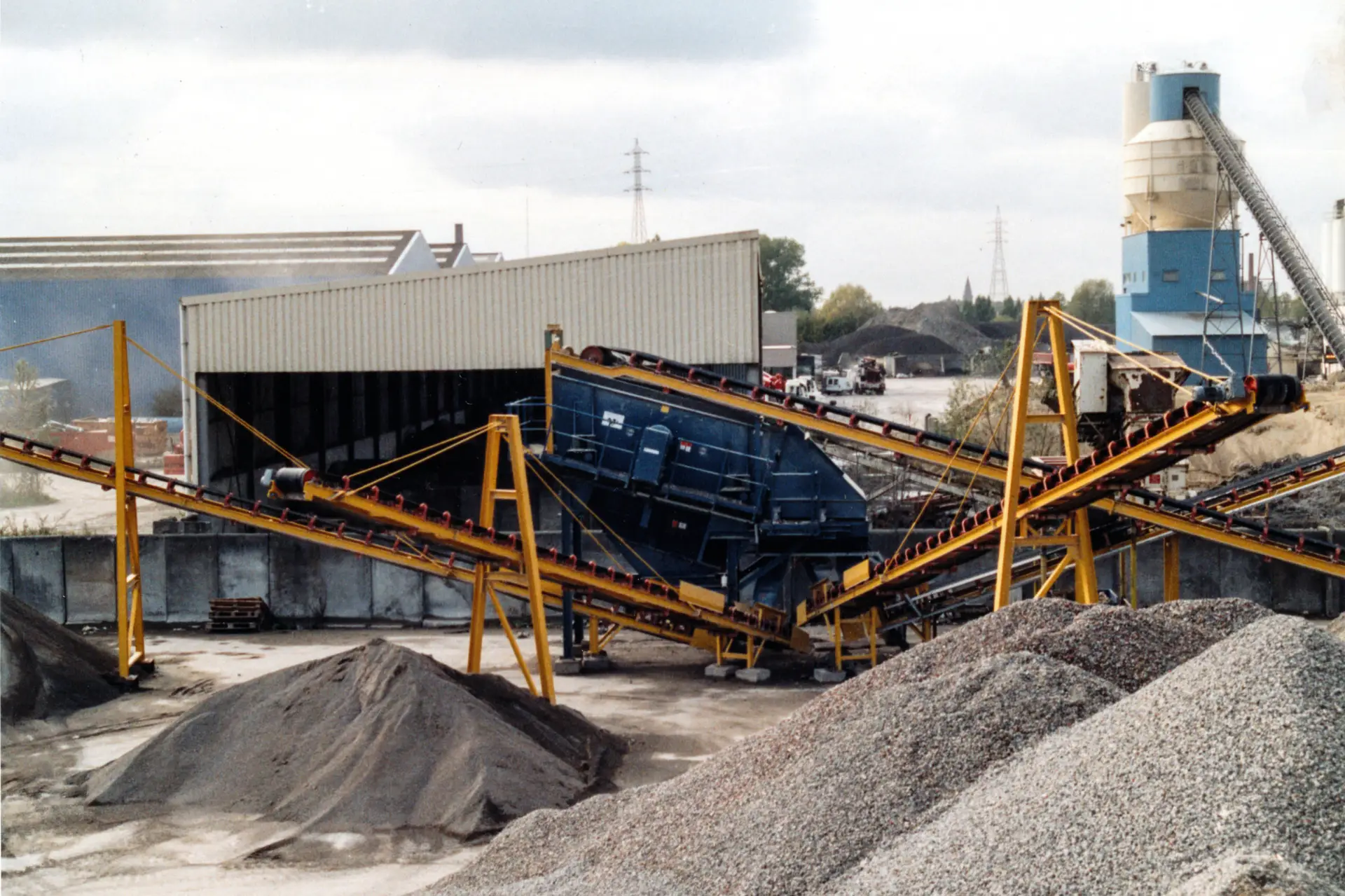Recyclage betonpuin door Deprez in 1998